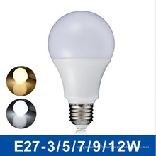 Ce RoHS 12 Wwatt ampoule LED lumière E27 E26 B22 douille aluminium 12V